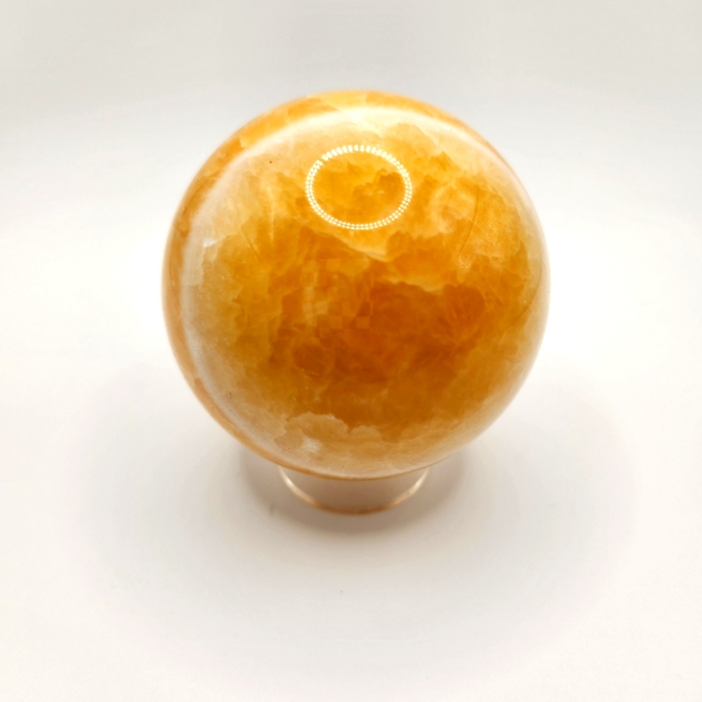 Orange Calcite Sphere